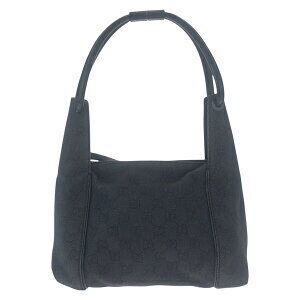 Gucci Canvas GG Bag Handbag Shoulder Black